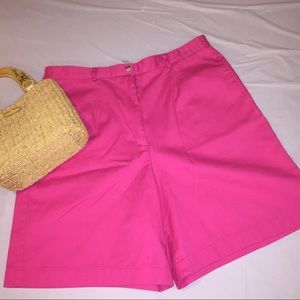Talbots Pink Khaki Shorts